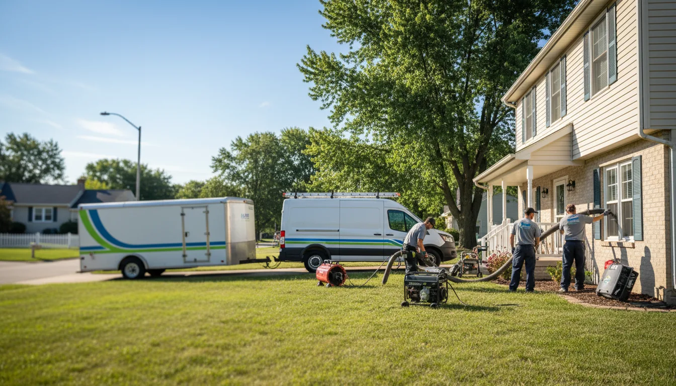 Flooded Basement Restoration And Cleanup With Repair in Dickinson, ND near me